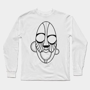 AFRO MASK Long Sleeve T-Shirt